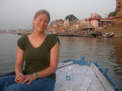 Balade en bateau sur le Gange à Varanasi