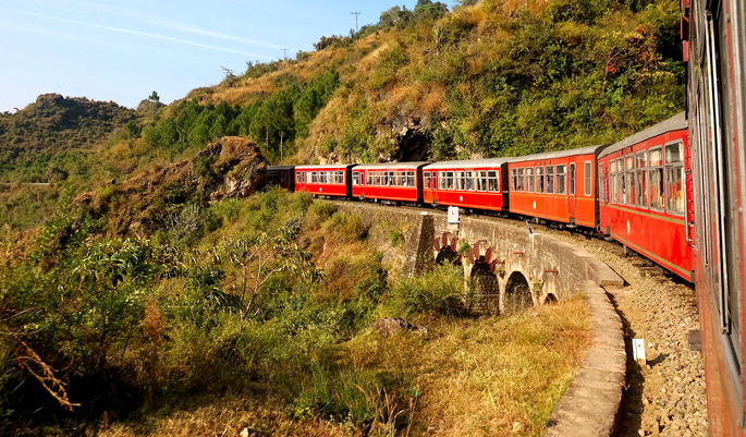 Train jouet à Shimla